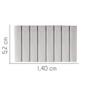 Ver imagem 2 de Painel Estofada Líbia 140CM Casal Suede Cinza Claro - D A DECOR