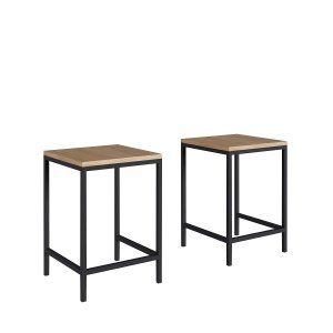 Conjunto de 2 Banqueta Baixa em MDP com Estrutura em Metal