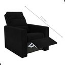 Ver imagem 3 de Poltrona do Papai Reclinável Maia Veludo Preto