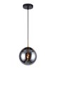 Ver imagem 1 de Pendente Glass Globo Esfera Fumê 20cm 1e27 Embu Led