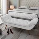 Ver imagem 3 de Cabeceira Cama Box King 195cm Provença e Recamier Veneto P02 Bouclé Branco - Mpozenato