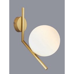 1 x Arandela Parede Esfera Globo/bola Moderna - Dourada - 1