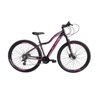Bicicleta Aro 29 Ksw Mwza Alumínio 21v Feminina Freio a Disco Garfo Suspensão Preto/Rosa Tam.15 - 1