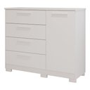 Ver imagem 2 de Cômoda Mavi 4 Gavetas 1 Porta MDF