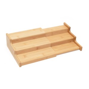 RACK ORGANIZADOR EXTENSÍVEL DE BAMBU - OIKOS