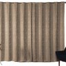 Cortina Sala Jacquard 2.80m X 1.70m Semi Blackout Requinte Varão Simples:Castor - 3