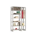 Ver imagem 1 de Smart Closet Yes Com Cabideiro E 9 Prateleiras Nova Mobile Branco
