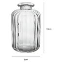 Ver imagem 6 de Kit 6 Vasos Decorativos 10cm Vidro Transparente Pequeno Flores Difusor Aromas Mesa Decoração