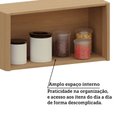 Ver imagem 5 de Armário Aéreo para Geladeira 80cm 2 Portas Lúmia Luciane Móveis