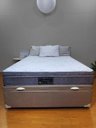 Ver imagem 5 de Cama Box Baú Blindada com Colchão Riviera Molas Ensacadas 25cm:corino Bege/casal