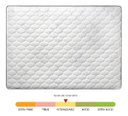 Ver mais imagens de Cama Box Baú Blindada com Colchão Riviera Molas Ensacadas 25cm:corino Bege/casal