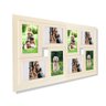 Porta Retrato Multifotos Molduras Marília 6 Fotos - Branco - 1