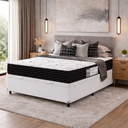 Ver imagem 1 de Cama Box Baú Casal + Colchão Smart D33 One Face - 138x188x61cm - Branco
