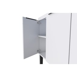 Gabinete Armário Cozinha Jupter Cozimax 1.80 Mt 100% Aço P/ Pia -Balção 180 cm -4 Portas- 3 Gavetas - 5