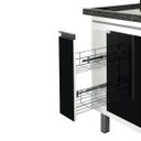 Ver imagem 3 de Gabinete de Cozinha 194cm Armário 100% MDF Madeira Barrique:Barrique