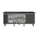 Ver imagem 4 de Gabinete de Cozinha 194cm Armário 100% MDF Madeira Barrique:Barrique