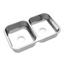 Cuba Inox Cd-34 Polida 70x40x17 Dupla Com Valvula 1282404 Docol - 1