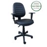 Cadeira Executiva ALTA Costurada Giratória c/ Braços Reguláveis – MARTIFLEX - 2