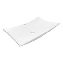 Ver imagem 2 de Cuba Cerâmica Lavabo Banheiro Em Louça Branca Sobrepor Folha Tubrax