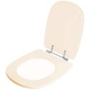 Ver imagem 2 de Assento Sanitario Poliester Paris Bone (bege Claro) para Vaso Ideal Standard