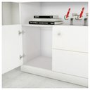 Ver imagem 4 de Mesa de Canto em L Escritório Computador Job Branco Caemmun