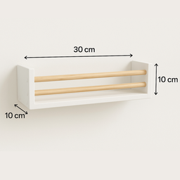 Kit 3 Prateleira para Banheiro Mini Dulce - 30 Cm - 2