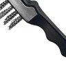 Escova Manual Aço Com Cabo De Plástico 3 Fileiras Uso Geral - 5