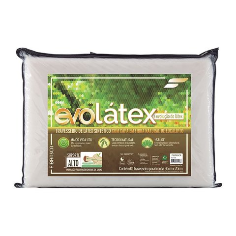 Travesseiro Evolátex Alto Fibrasca