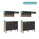 Ver imagem 4 de Armário de Cozinha Compacta Arizona Bold Carraro Carvalho com Preto