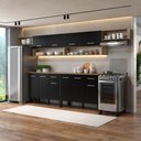 Ver imagem 2 de Armário de Cozinha Compacta Arizona Bold Carraro Carvalho com Preto