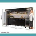 Ver imagem 7 de Armário de Cozinha Compacta Arizona Bold Carraro Carvalho com Preto
