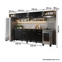 Ver imagem 5 de Armário de Cozinha Compacta Arizona Bold Carraro Carvalho com Preto