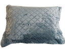 Ver imagem 1 de Porta Travesseiro Plush Inove Liso 55 x 80 cm Azul Hedrons