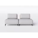 Ver imagem 3 de Sofá Dream Box Moderno Modular 2,0m Cinza com Courino Terracota - Rede Móveis