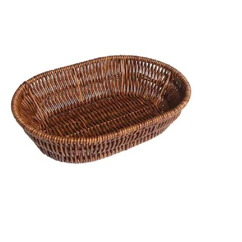 Cesto Retangular Travessa Bandeja de Servir Rattan 29x20cm - FRG6565