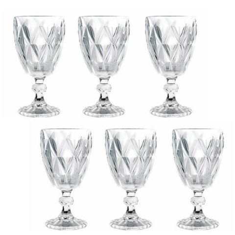 Jogo de Taças Água Diamond 260ml 6pçs Class Home