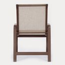 Ver imagem 3 de Kit com 4 Cadeiras para Jardim e Piscina em Alumínio e Tela Sling - Marrom Capuccino