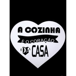 Quadro a Cozinha É o Coração da Casa Mdf Branco - 2