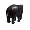 Elefante De Madeira Ébano Africano 33Cm - 2