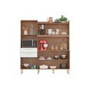 Ver imagem 4 de Cozinha Modulada Completa Select C/ 6 Portas e 2 Gavetas 178x194 Amendola/branco - Demóbile