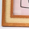Porta Retrato Madeira Com Rattan Para Foto 20x25cm MDF - 4