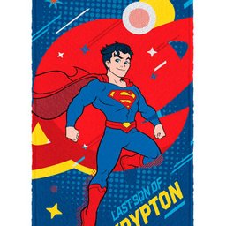 Toalha de Banho Infantil Liga da Justiça Last Son Of Krypton - 2