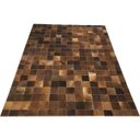 Ver imagem 1 de Tapete de Couro Castanho 1,50x2,00 sem Borda Peça 10x10cm