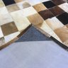 Tapete de Couro Marrom Misto 1,20x1,80 com Bordas Pç 10x10cm - 3