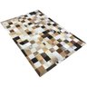 Tapete de Couro Marrom Misto 1,20x1,80 com Bordas Pç 10x10cm - 2