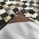 Ver imagem 3 de Tapete de Couro Marrom Café Malhado 2,00x2,80 com Bordas