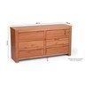 Cômoda 6 Gavetas Madeira Maciça Madma  - 4