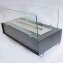 Ver imagem 5 de Lareira Ecológica a Álcool ou Etanol Aço Preta 60cm - Etna