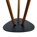 Ver imagem 3 de Mesinha de Canto Pé Palito Retrô Mdf 52cm com Pés em Madeira:preto