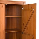 Ver imagem 7 de Guarda-Roupa Solteiro 2 Portas 1 Gaveta Madeira Maciça Madma Marrom/Garapa